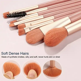 Mini Kit de 8 Pinceaux de make-up Maquillage & Pochette Kit de Voyage