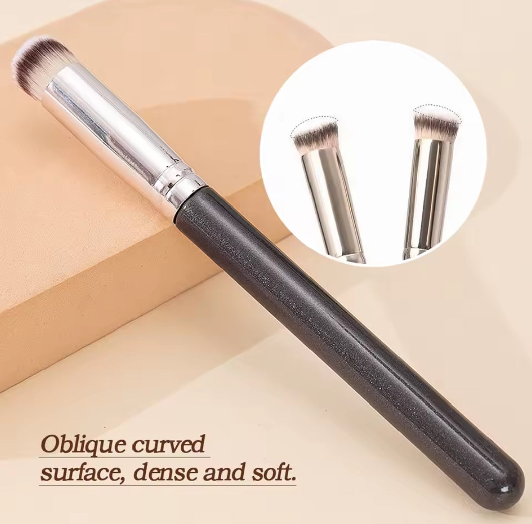 3 pcs Pinceau Correcteur Concealer & Teint Biseauté - Précision Haute Densité _ 3 pièces