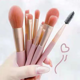 Mini Kit de 8 Pinceaux de make-up Maquillage & Pochette Kit de Voyage