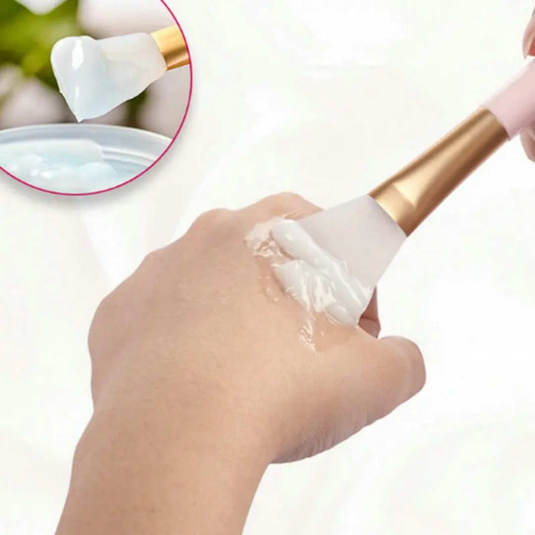 Pinceau Applicateur en Silicone pour Masques & Soins du Visage, Nails