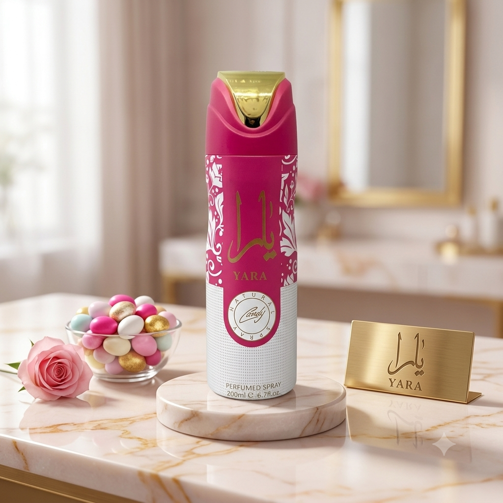 Yara Candy Body Spray (200ml) - Long-Lasting Deodorant for Women