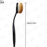 Pinceau de Fond de Teint Ovale Ergonomique Professionnel-2 pieces- Teint Parfait & Finition Lisse