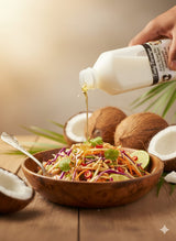 Organic Virgin Coconut Oil - Cold Pressed 100% Pure - Food & Cosmetic Grade (500ml) | Tasty Teranga