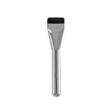 Pinceau Plat Spatule Ultra-Fin - Countouring _ Fond de Teint & Soin (Finition Argentée)