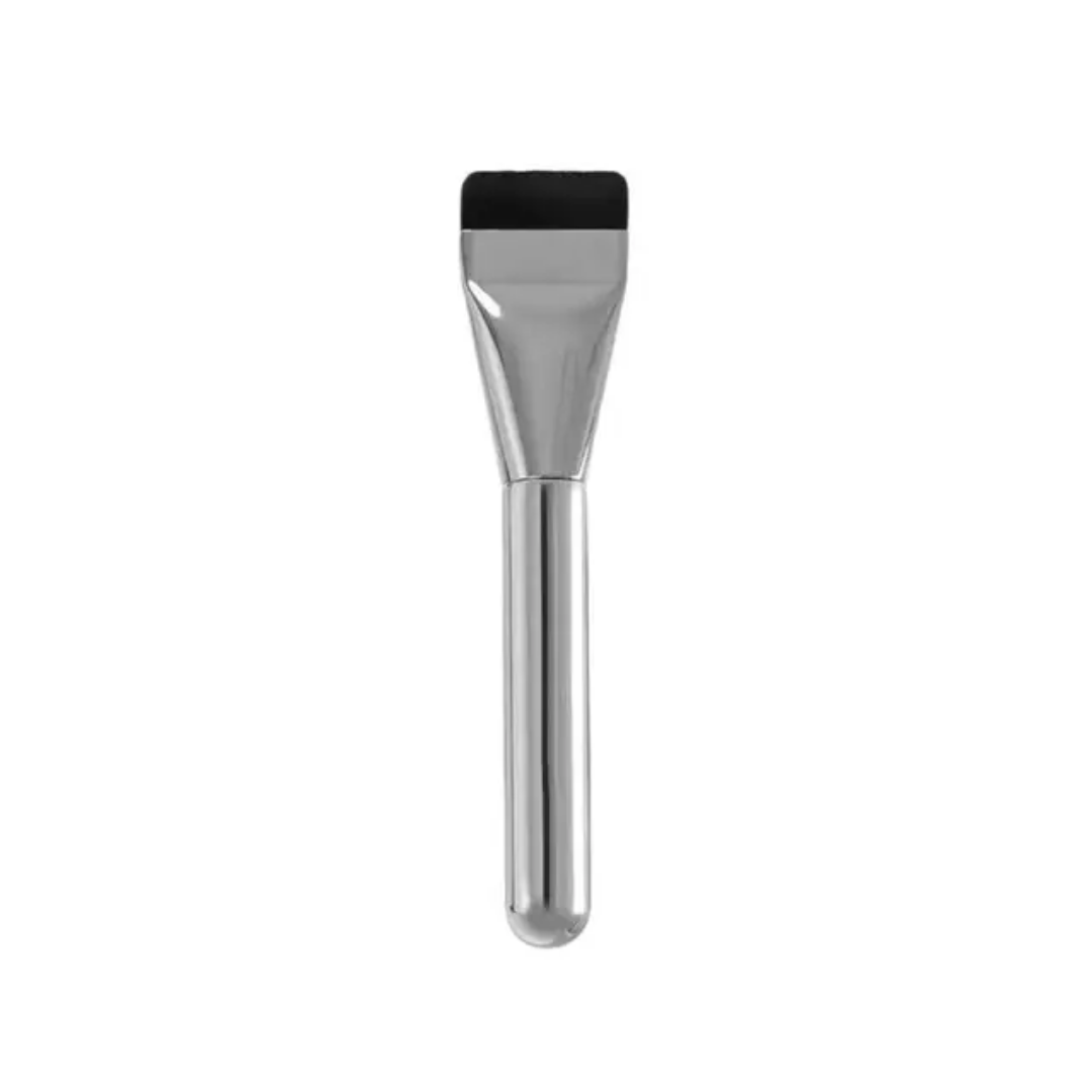 Pinceau Plat Spatule Ultra-Fin - Countouring _ Fond de Teint & Soin (Finition Argentée)