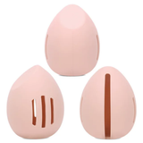 Étui de Voyage Ergonomique en Silicone pour Beauty Blender _ make-up 3 pièces