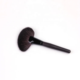 Pinceau Éventail XXL Professionnel - Poudre Libre, Blush & Contouring