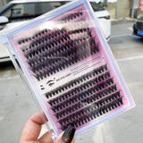 Extensions de cils DIY découpage synthétique 240 pcs
