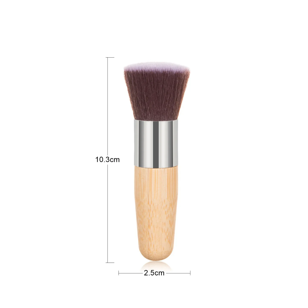 Pinceau Kabuki en Bambou - Make-up Teint Parfait & Finition Naturelle