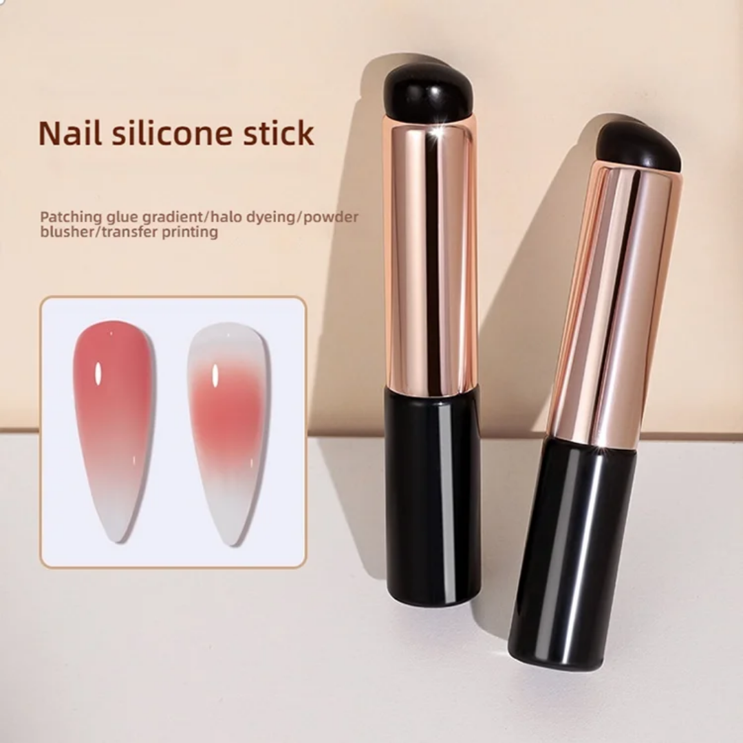Lip Brush _ Pinceau Applicateur en Silicone Multi-Usages - Estompeur Lèvres & Nail Art