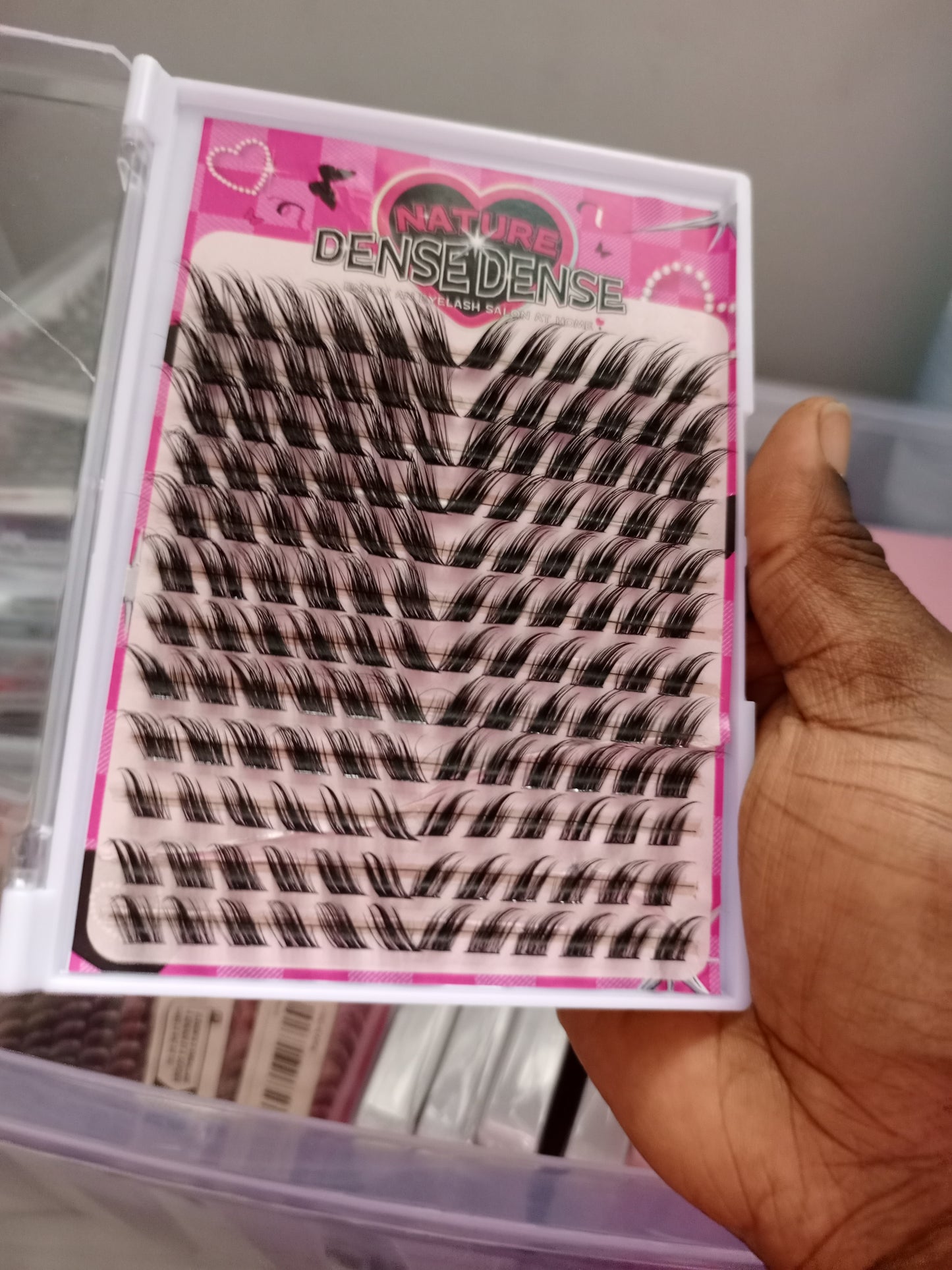 Extension cils DIY découpage synthétique 141 pièces