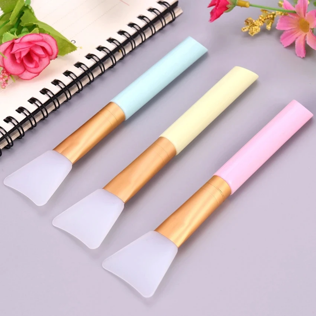 Pinceau Applicateur en Silicone pour Masques & Soins du Visage, Nails