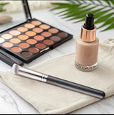 3 pcs Pinceau Correcteur Concealer & Teint Biseauté - Précision Haute Densité _ 3 pièces