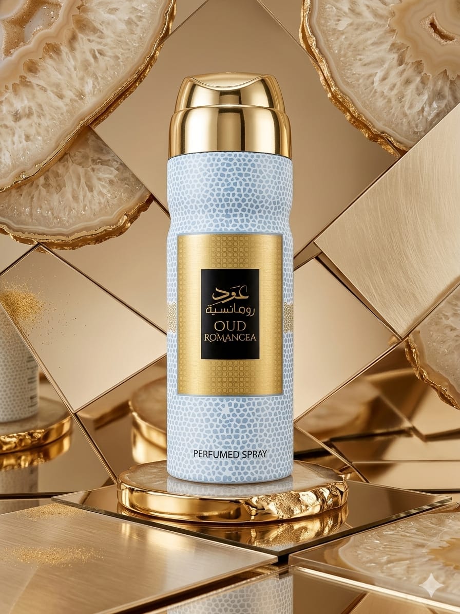 Déodorant Body Spray Oud Romancea - Fraîcheur & Luxe Oriental (200ml)