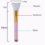 Pinceau Applicateur en Silicone pour Masques & Soins du Visage, Nails
