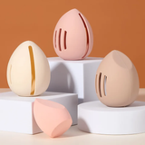 Étui de Voyage Ergonomique en Silicone pour Beauty Blender _ make-up 3 pièces