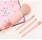 Pinceau de Maquillage Multi-Fonctions 4-en-1 - Design Capsule de Voyage