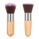 Pinceau Kabuki en Bambou - Make-up Teint Parfait & Finition Naturelle