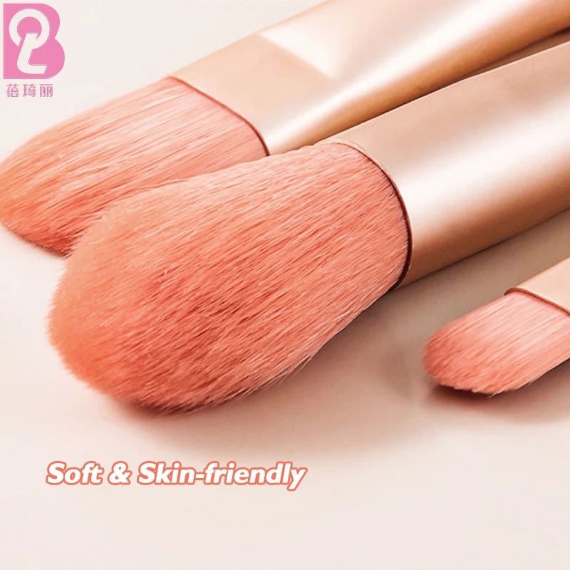 Mini Kit de 8 Pinceaux de make-up Maquillage & Pochette Kit de Voyage