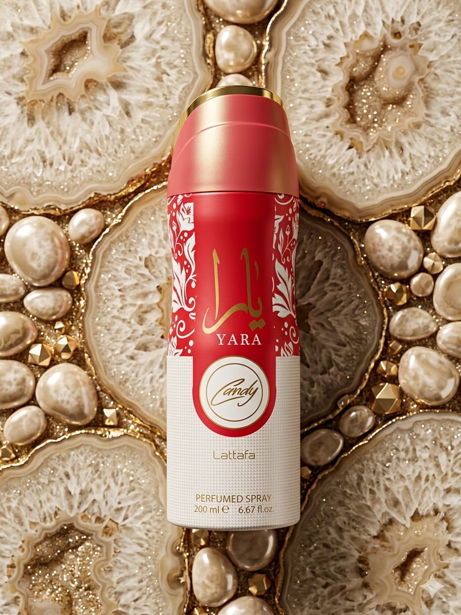 Déodorant Body Spray Parfumé Yara Candy 200ml - Douceur Sucrée pour Femme