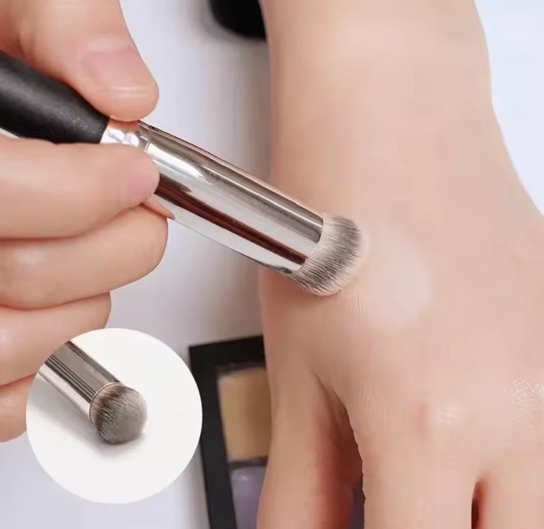 3 pcs Pinceau Correcteur Concealer & Teint Biseauté - Précision Haute Densité _ 3 pièces