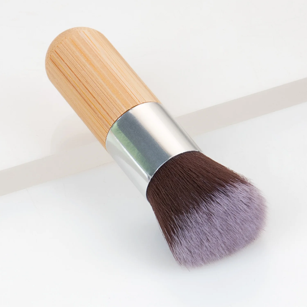 Pinceau Kabuki en Bambou - Make-up Teint Parfait & Finition Naturelle