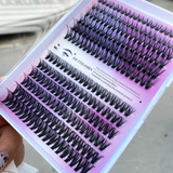 Extensions de cils DIY découpage synthétique 240 pcs