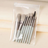 Mini Kit de 8 Pinceaux de make-up Maquillage & Pochette Kit de Voyage