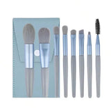 Mini Kit de 8 Pinceaux de make-up Maquillage & Pochette Kit de Voyage