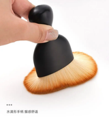 Kabuki _ Pinceau Fond de Teint Professionel Haute Densité - Poignée Ergonomique "Goutte d'Eau"