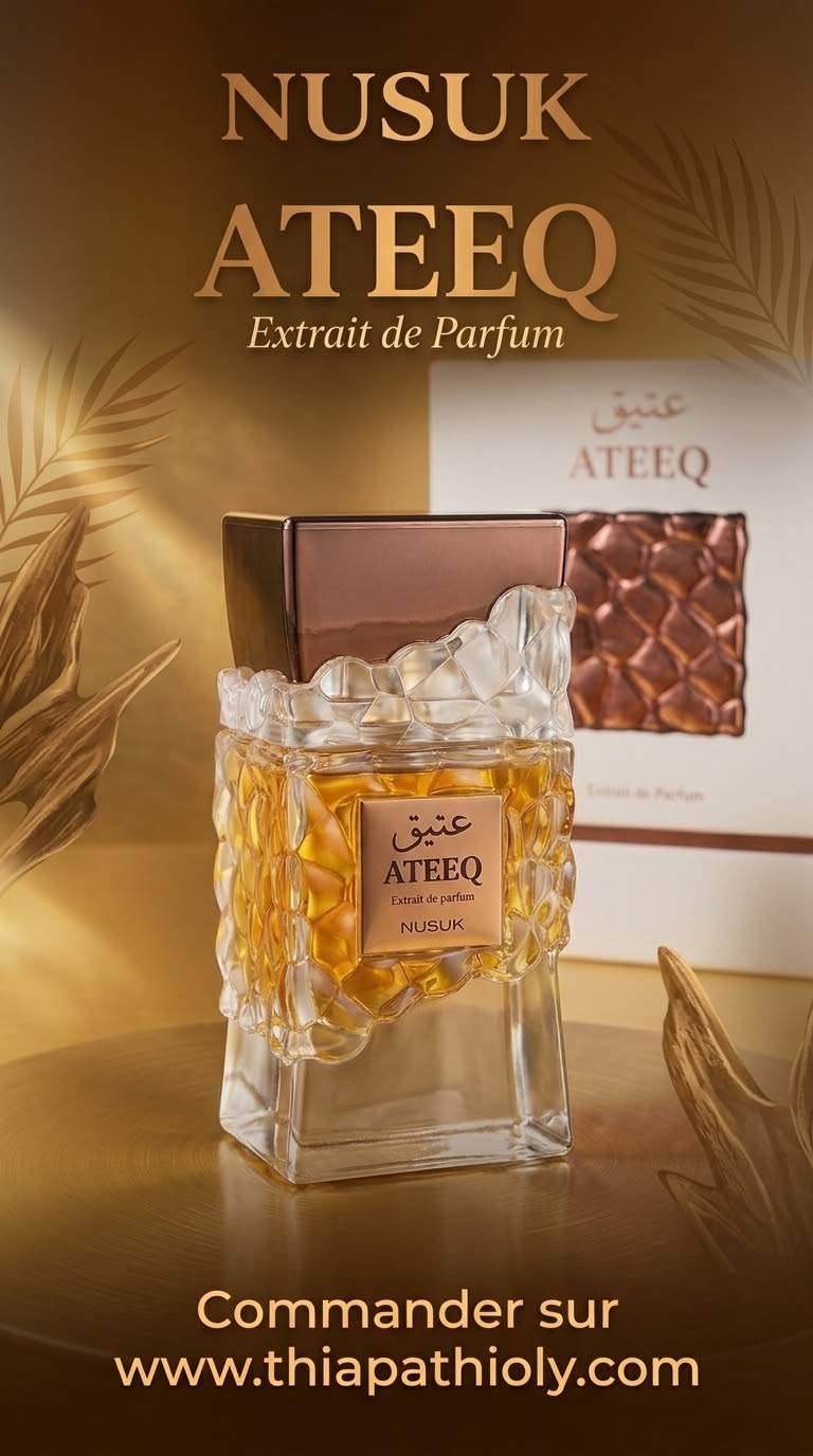 ATEEQ _ Nusuk _ Extrait de parfum homme _ oriental 100 ml