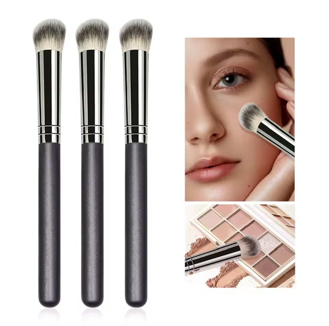 3 pcs Pinceau Correcteur Concealer & Teint Biseauté - Précision Haute Densité _ 3 pièces