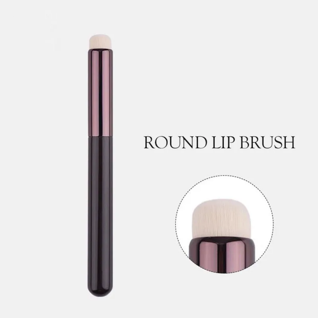 Pinceau Lèvres Arrondi de Précision (Round Lip Brush) - Effet Flouté & Uniforme _ 3 pièces