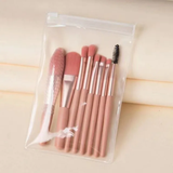 Mini Kit de 8 Pinceaux de make-up Maquillage & Pochette Kit de Voyage