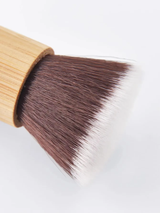 Mini Pinceau Kabuki en Bambou - Make-up Teint Parfait & Finition Naturelle
