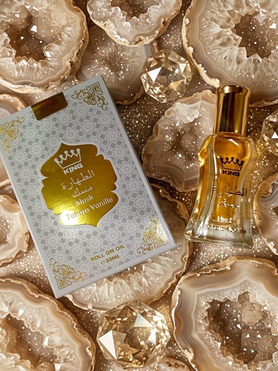 Huile Parfumée Musk Tahara Vanille – Roll-On 30ml | King Perfumes